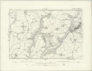 Cornwall LVIII.SW - OS Six-Inch Map