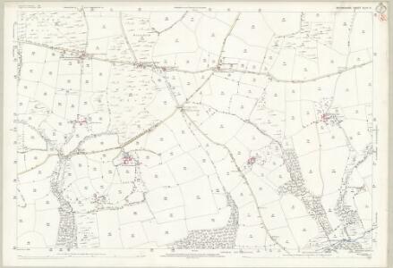Devon XLIII.11 (includes: Chawleigh; East Worlington; Lapford; Thelbridge) - 25 Inch Map