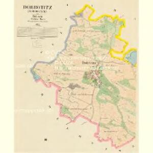 Dobrotitz (Dobrotice) - c1191-1-001 - Kaiserpflichtexemplar der Landkarten des stabilen Katasters