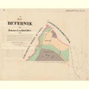 Deffernik - c1075-1-001 - Kaiserpflichtexemplar der Landkarten des stabilen Katasters