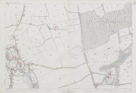 Wiltshire XV.16 (includes: Chisledon; Swindon; Wroughton) - 25 Inch Map