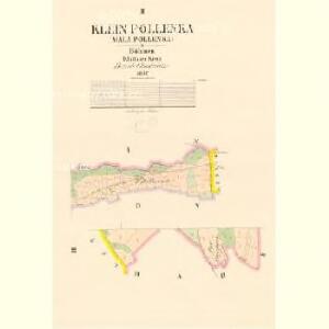 Klein Pollenka (Mala Pollenka) - c5977-1-002 - Kaiserpflichtexemplar der Landkarten des stabilen Katasters
