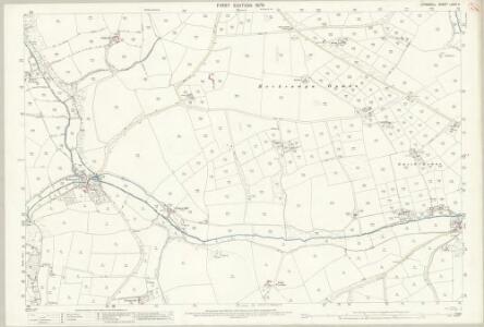 Cornwall LXXVI.11 (includes: Constantine; Helston; Mawgan in Meneage; Wendron) - 25 Inch Map