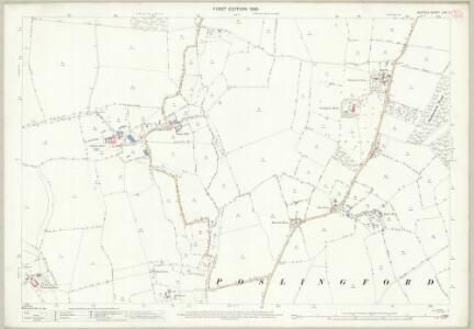 Suffolk LXII.11 (includes: Hundon; Poslingford; Stansfield) - 25 Inch Map