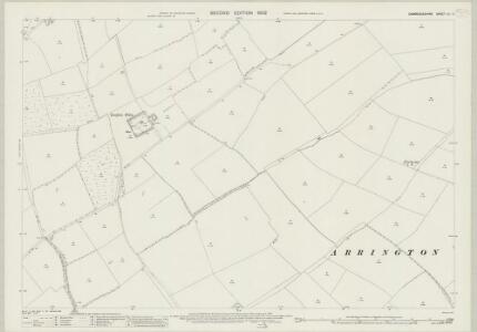 Cambridgeshire LII.4 (includes: Arrington; Croydon; East Hatley) - 25 Inch Map
