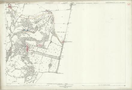Gloucestershire LXXVIII.5 (includes: Batheaston; Box; Colerne; Marshfield) - 25 Inch Map
