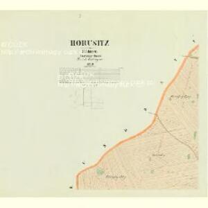 Horusitz - c2195-1-001 - Kaiserpflichtexemplar der Landkarten des stabilen Katasters