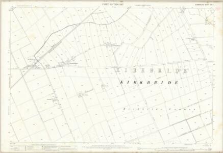 Cumberland XXI.8 (includes: Holme East Waver) - 25 Inch Map