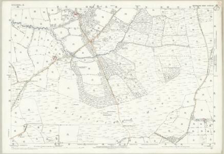 Devon XXXIII.15 (includes: Cruwys Morchard; Templeton; Thelbridge; Witheridge) - 25 Inch Map