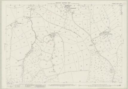 Cornwall XXIV.16 (includes: St Issey) - 25 Inch Map