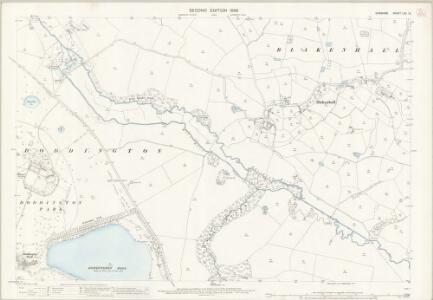 Cheshire LXII.12 (includes: Blakenhall; Checkley cum Wrinehill; Doddington; Hunsterson) - 25 Inch Map