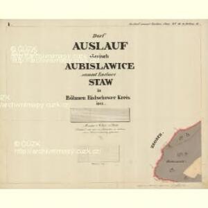 Auslauf - c8163-1-002 - Kaiserpflichtexemplar der Landkarten des stabilen Katasters