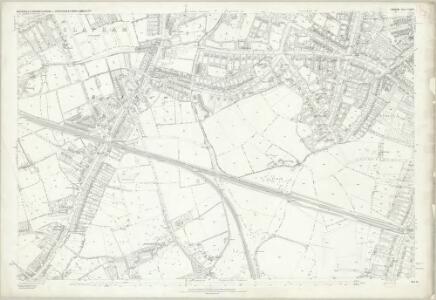 London (First Editions c1850s) LXXXIV (includes: Wandsworth Borough) - 25 Inch Map