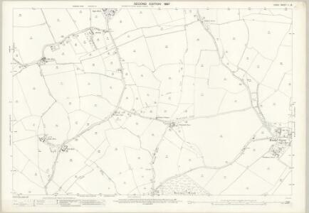 Essex (1st Ed/Rev 1862-96) V.15 (includes: Belchamp St Paul; Little Yeldham; Ovington; Tilbury Juxta Clare) - 25 Inch Map