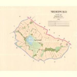 Niederwald - m0501-2-001 - Kaiserpflichtexemplar der Landkarten des stabilen Katasters