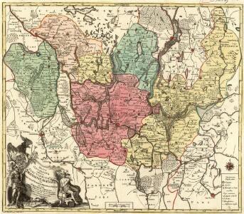 Mappa Geographica exhibens Electoratum Brendenburgensem