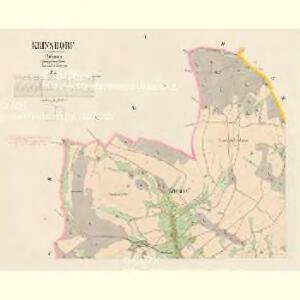 Krinsdorf - c3622-2-001 - Kaiserpflichtexemplar der Landkarten des stabilen Katasters
