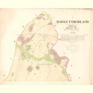 Friedland - m0269-3-001 - Kaiserpflichtexemplar der Landkarten des stabilen Katasters