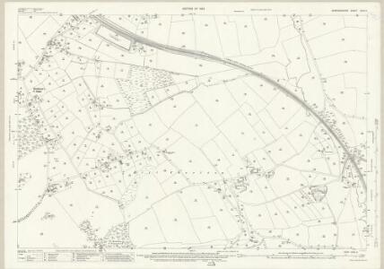 Staffordshire XXIII.2 (includes: Chapel And Hill Chorlton; Madeley; Maer; Swynnerton; Whitmore) - 25 Inch Map