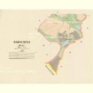 Babschitz - c0037-1-002 - Kaiserpflichtexemplar der Landkarten des stabilen Katasters