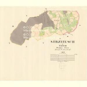 Strzitesch - m2923-1-005 - Kaiserpflichtexemplar der Landkarten des stabilen Katasters