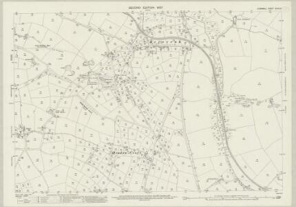 Cornwall XLVIII.3 (includes: Newlyn; Perranzabuloe) - 25 Inch Map