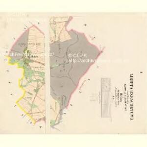 Lhotta Rzeschetowa - c6705-1-001 - Kaiserpflichtexemplar der Landkarten des stabilen Katasters