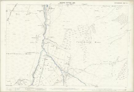 Northumberland (Old Series) CXI.1 (includes: Allendale Common; West Allen) - 25 Inch Map