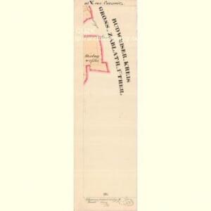 Cziczienitz - c1005-1-006 - Kaiserpflichtexemplar der Landkarten des stabilen Katasters