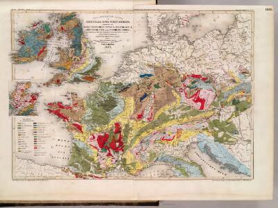 Geognost. Karte, Central- u. West-Europa.