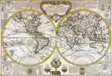 Mappe-Monde ou carte générale de la terre et des mers