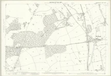 Warwickshire XLIII.5 (includes: Alcester; Arrow; Bidford on Avon; Salford Priors; Wixford) - 25 Inch Map