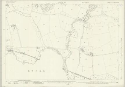 Suffolk LXXII.2 (includes: Foxearth; Glemsford; Liston; Long Melford) - 25 Inch Map