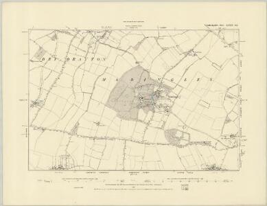 Cambridgeshire XXXIX.SW - OS Six-Inch Map