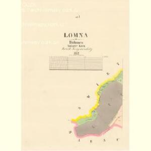 Lomna - c9027-1-002 - Kaiserpflichtexemplar der Landkarten des stabilen Katasters