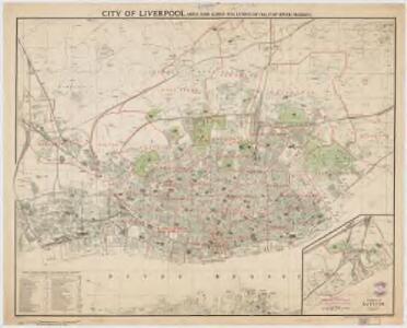 City of Liverpool : area 14,909 acres (exclusive of half of River Mersey)