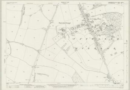 Cambridgeshire XXXVIII.7 (includes: Eltisley; Papworth Everard; Papworth St Agnes; Yelling) - 25 Inch Map