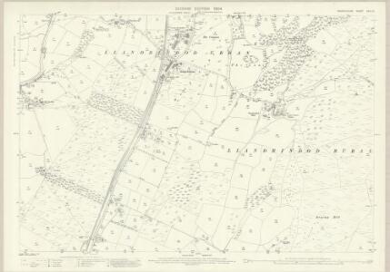 Radnorshire XXIII.13 (includes: Llandrindod Rural; Llandrindod Urban; Llanllyr) - 25 Inch Map