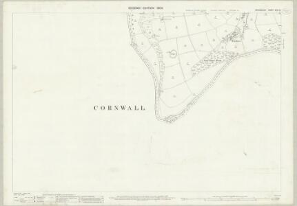 Devon XCVI.15 (includes: Dunterton; Lezant; Stoke Climsland) - 25 Inch Map