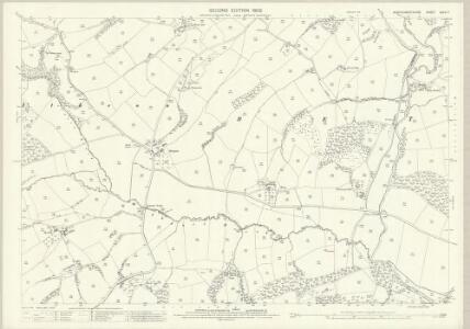 Montgomeryshire XXXVI.7 (includes: Betws Cedewain; Llanllwchaearn) - 25 Inch Map
