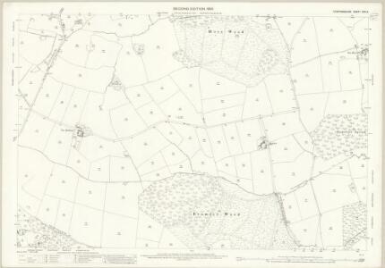 Staffordshire XXV.9 (includes: Checkley; Draycott In The Moors; Fulford; Hilderstone; Leigh) - 25 Inch Map