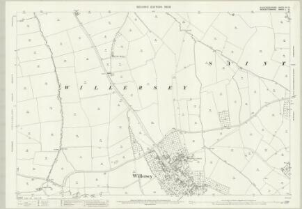 Gloucestershire VII.10 (includes: Broadway; Saintbury; Willersey) - 25 Inch Map