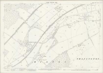 Kent XLVI.6 (includes: Canterbury; Chartham; Harbledown; Thanington Without) - 25 Inch Map