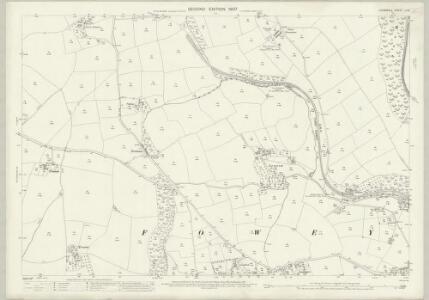 Cornwall LI.8 (includes: Fowey; Lanteglos) - 25 Inch Map