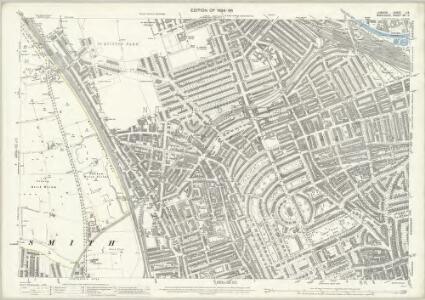 London (Edition of 1894-96) LIX (includes: Hammersmith; Kensington) - 25 Inch Map