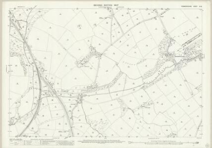 Pembrokeshire IX.15 (includes: Jordanston; Letterston; Llanfair Nant Y Gof; Llanstinan; Marnawan) - 25 Inch Map