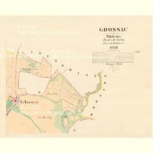 Gdossau - m1171-1-002 - Kaiserpflichtexemplar der Landkarten des stabilen Katasters