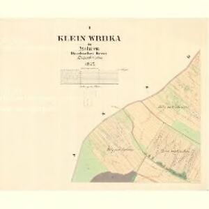 Klein Wrbka - m1692-1-001 - Kaiserpflichtexemplar der Landkarten des stabilen Katasters