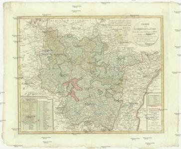 Charte von Lothringen und Barr nebst den drey Bisthümern Metz, Toul und Verdun