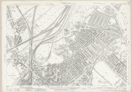 Yorkshire CCLXXVII.13 (includes: Bentley With Arksey; Doncaster; Spotbrough) - 25 Inch Map